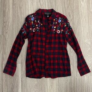 3/$15 project 28 floral flannel